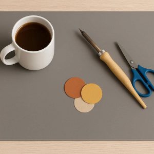3 Heat Resistant Silicone Desk Mat for Hot Drinks and Craft Projects