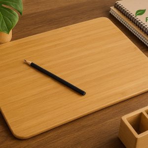 5 Eco Friendly Bamboo Desk Mat with Smooth Surface for Writing and Drawing